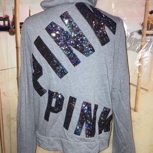 PINK VICTORIA SECRET BLING JACKET